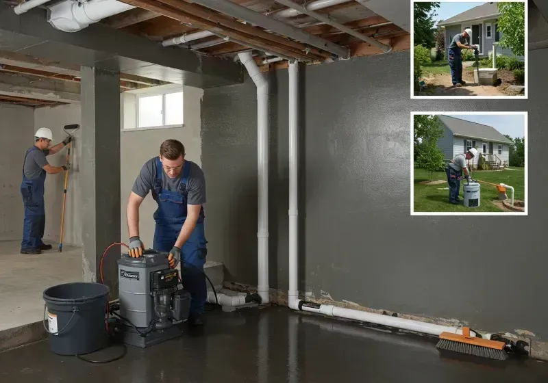 Basement Waterproofing and Flood Prevention process in New Albany, MS